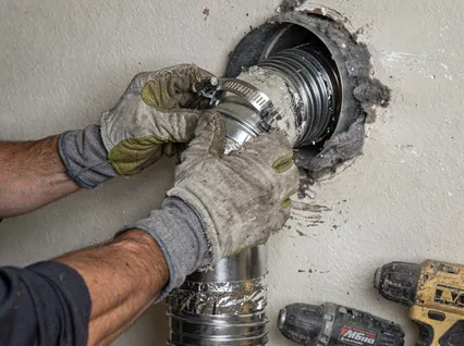 Dryer Vent Hose Installation in Oxford