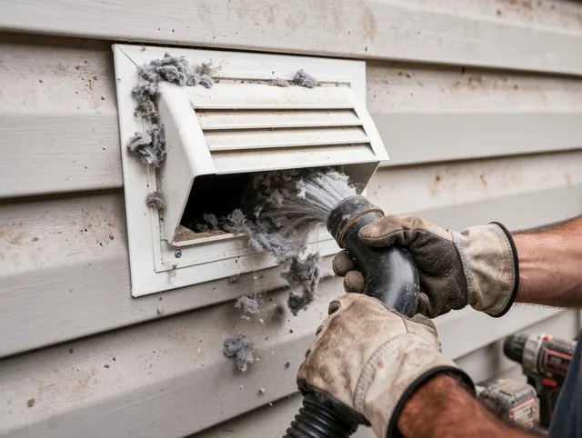 Professional dryer vent cleaning by Oxford Dryer Vent Cleaning in Oxford