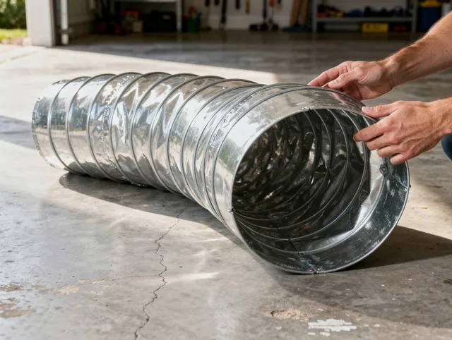 Oxford Dryer Vent Cleaning specialist using advanced equipment for thorough duct cleaning in Oxford
