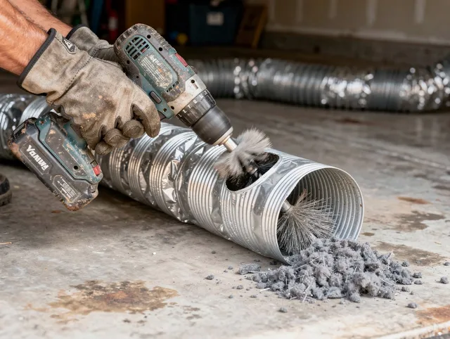 Professional duct cleaning by Oxford Dryer Vent Cleaning in Oxford